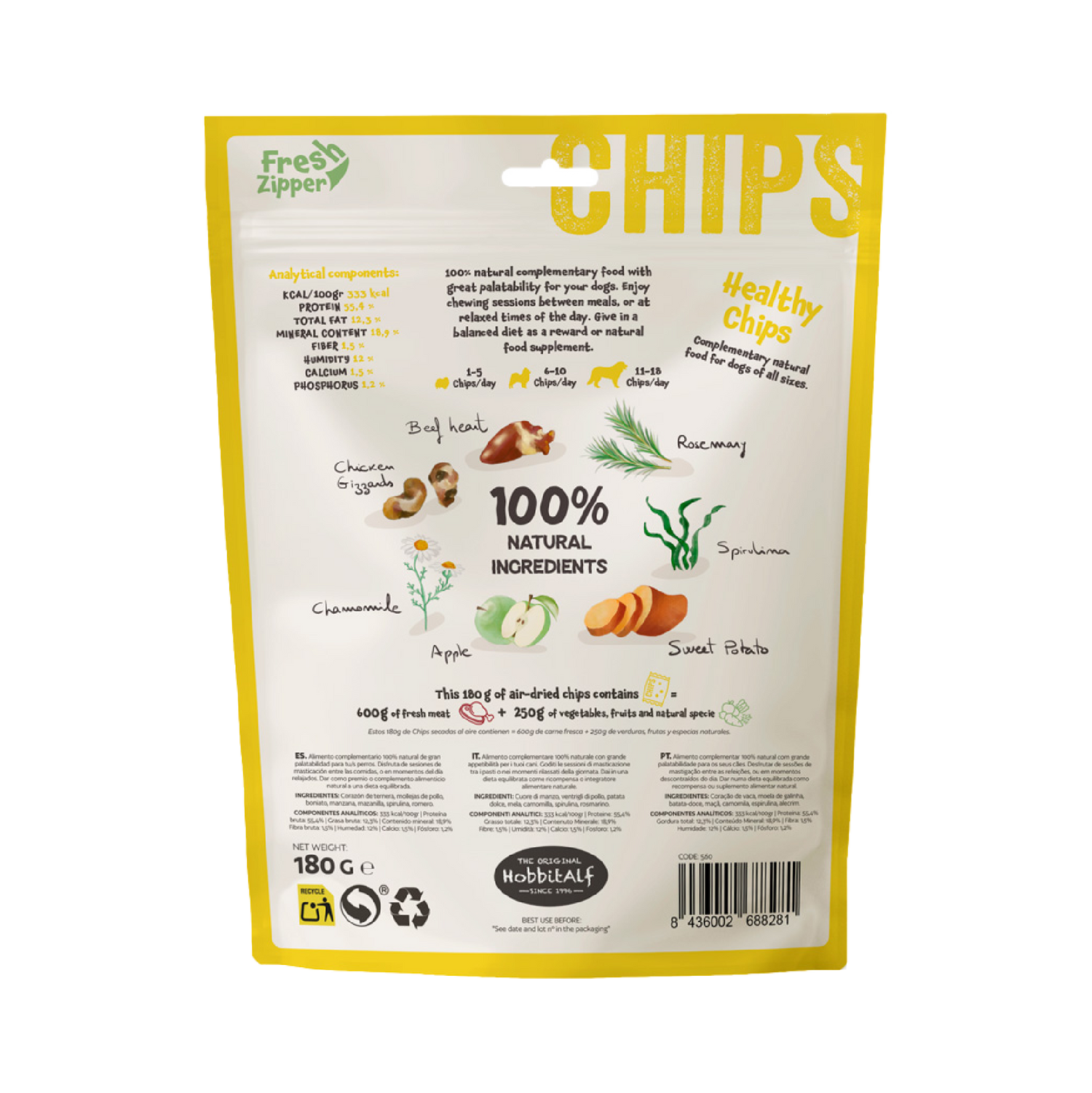 Healthy Chips Relax - 180g
