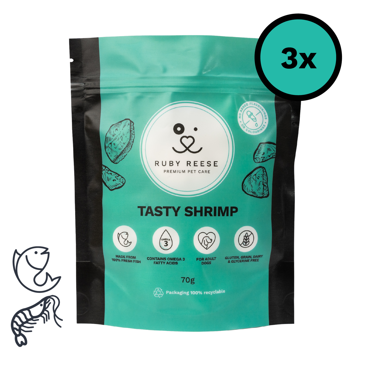 Tasty Shrimp - 3x Pack