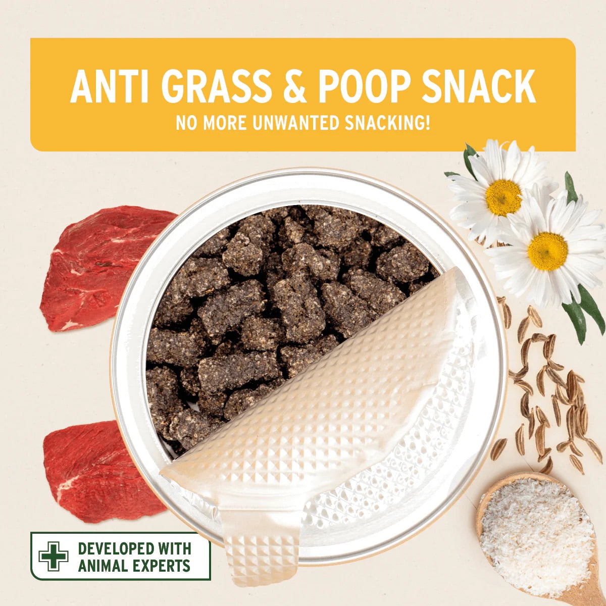 Dog Anti Grass and Poop Eating Snack