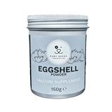 The RUBY REESE EGGSHELL POWDER 150g in an aluminium tin with a grey label