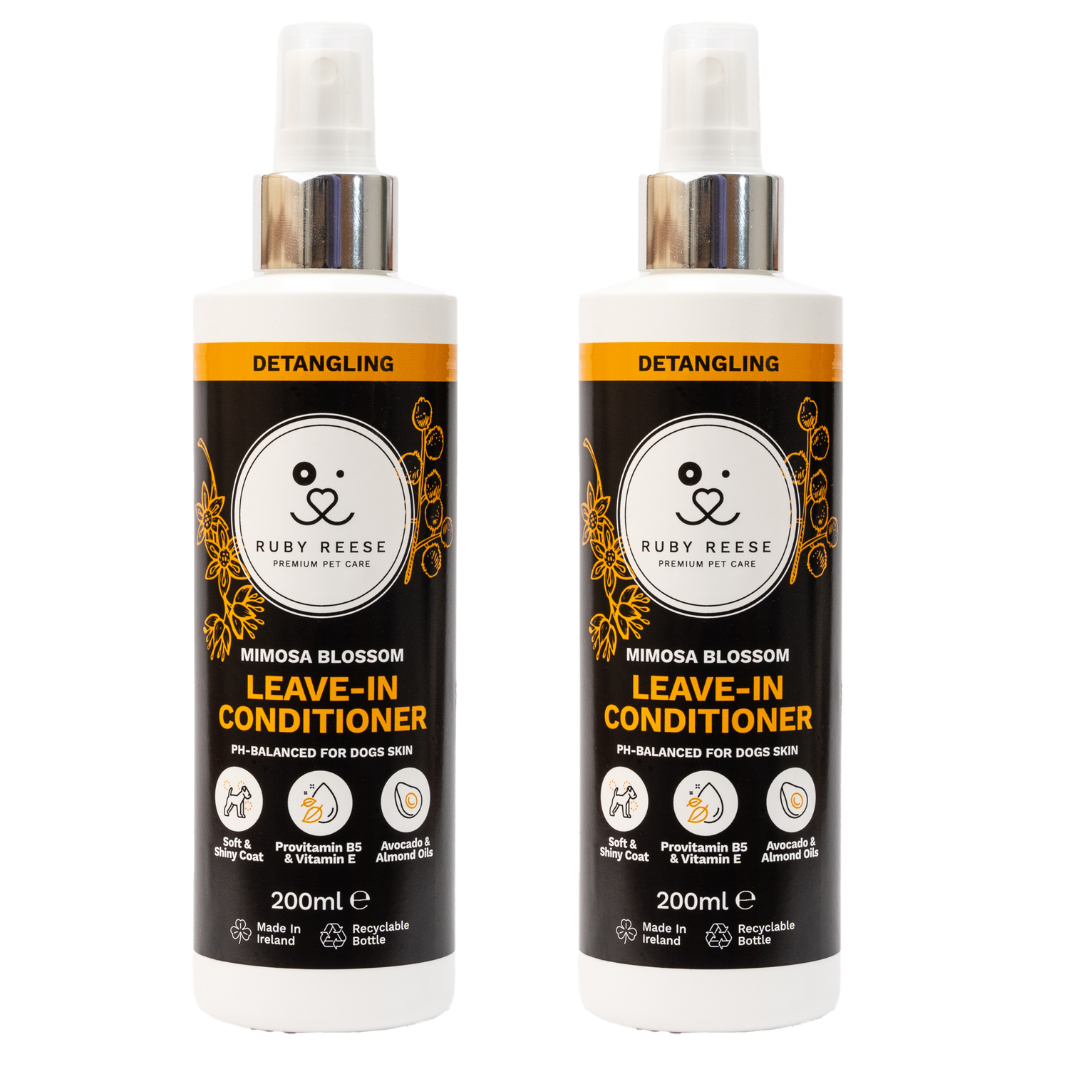 Mimosa Blossom Dog Leave-In Conditioner Set
