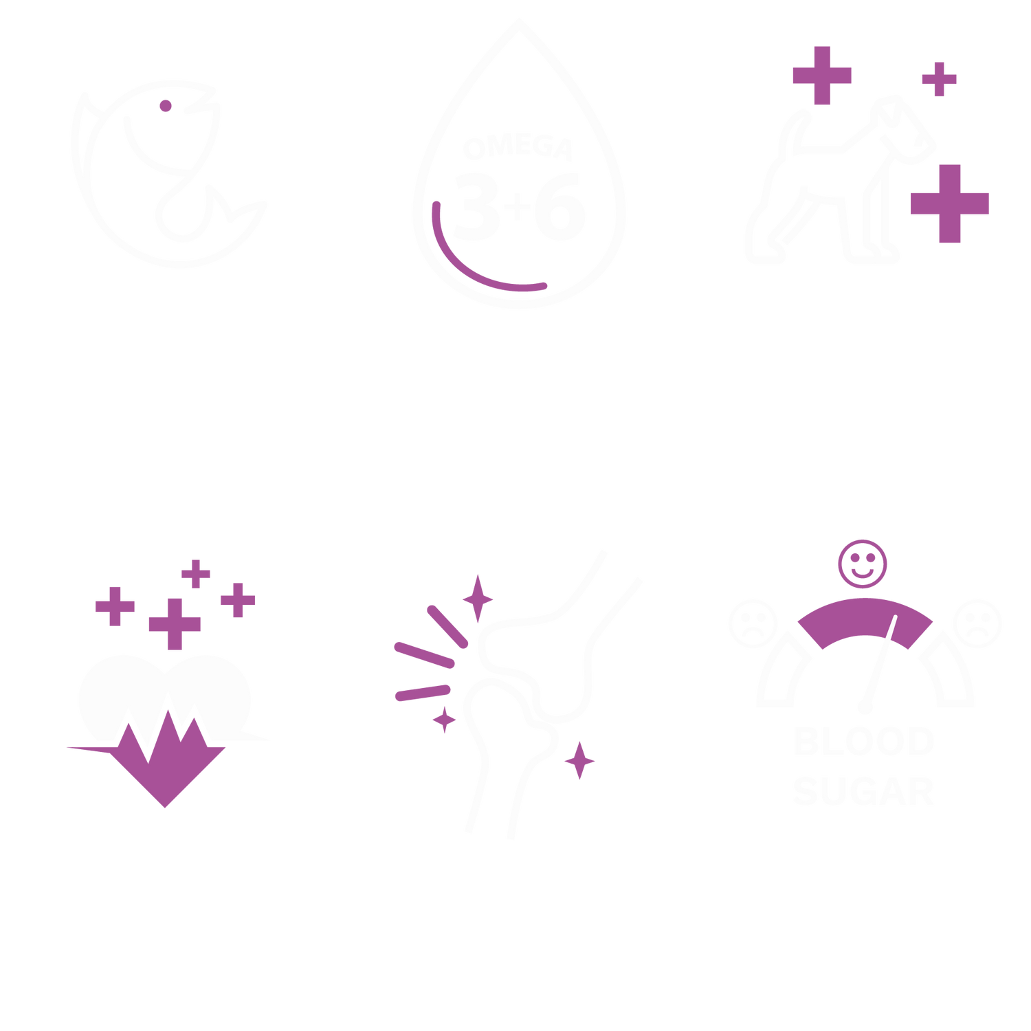 A group of six icons in two rows.