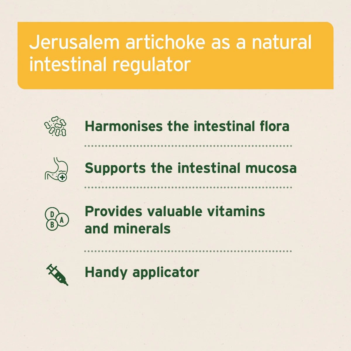 Prebiotic Jerusalem Artichoke Concentrate
