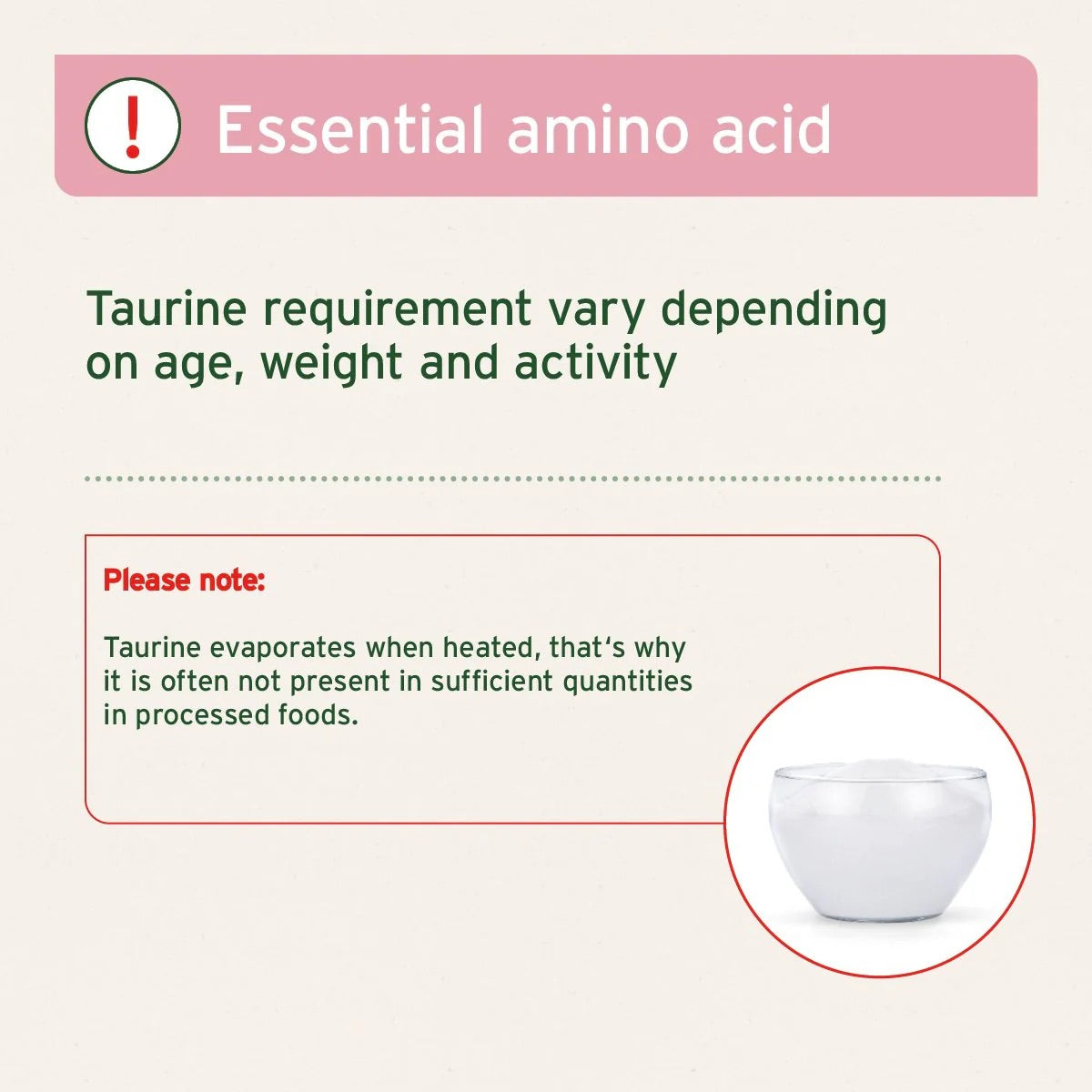 Taurine Powder for Dogs